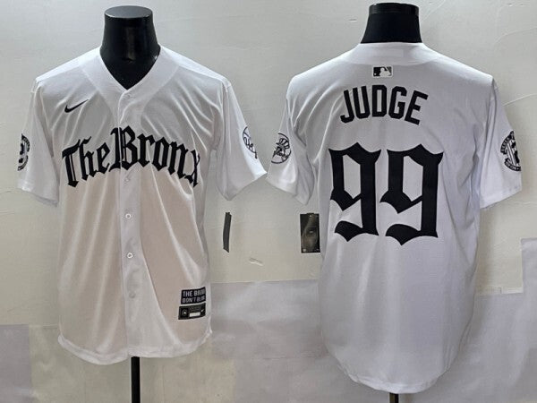 New York Yankees #99 Aaron Judge Yankees 5 Collaboration Style 6 Baseball Jersey baseball jersey product view 1