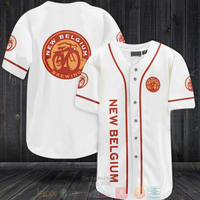 New Belgium Brewing Baseball shirt baseball jersey product view 1