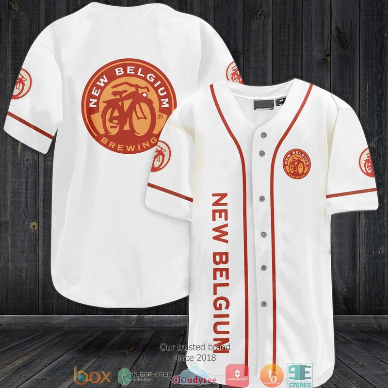 BEST New Belgium Brewing Baseball Jersey baseball jersey product view 1