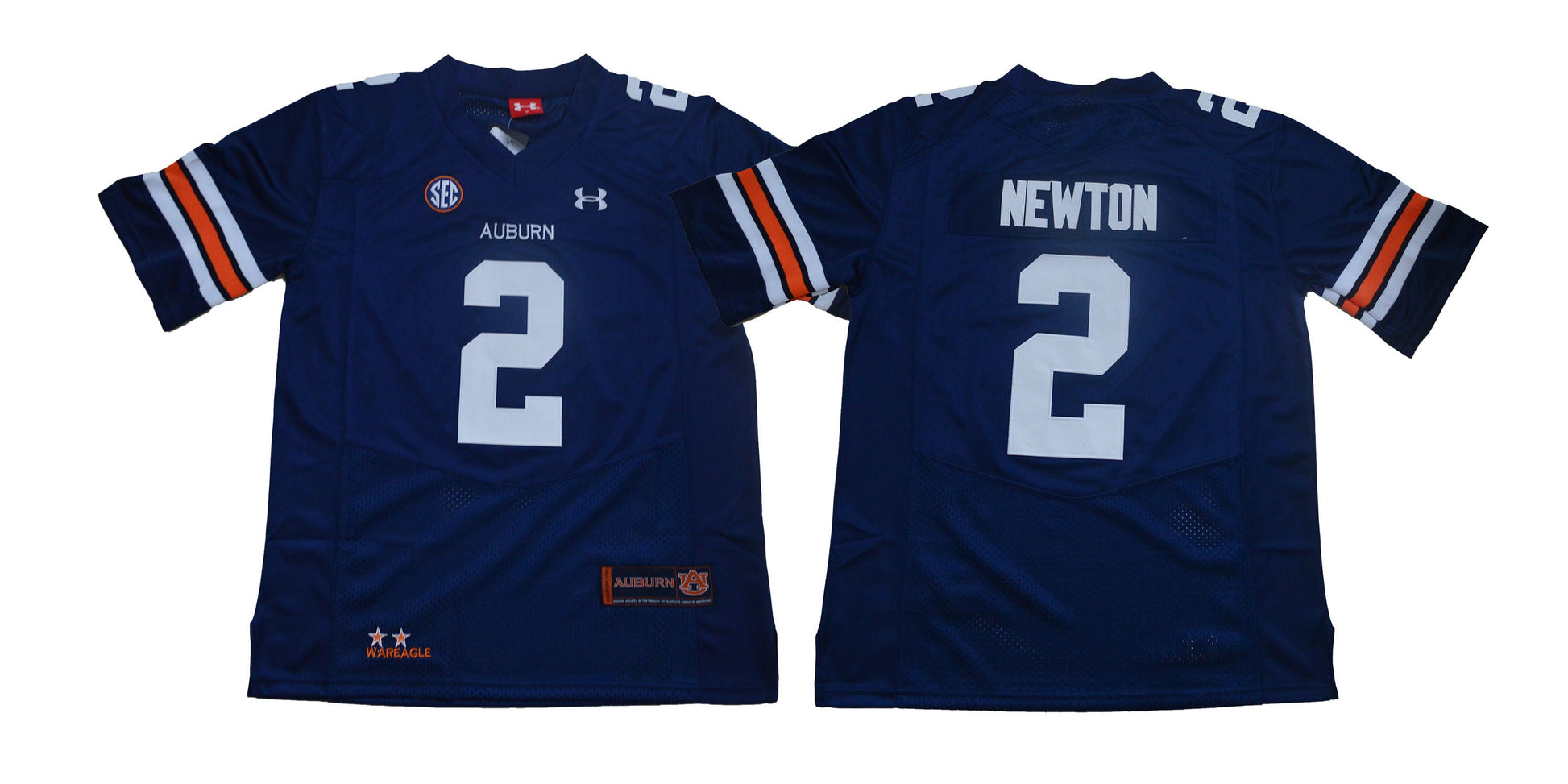 Newton 2 Navy SEC Edition College Football Jersey football jersey product view 1