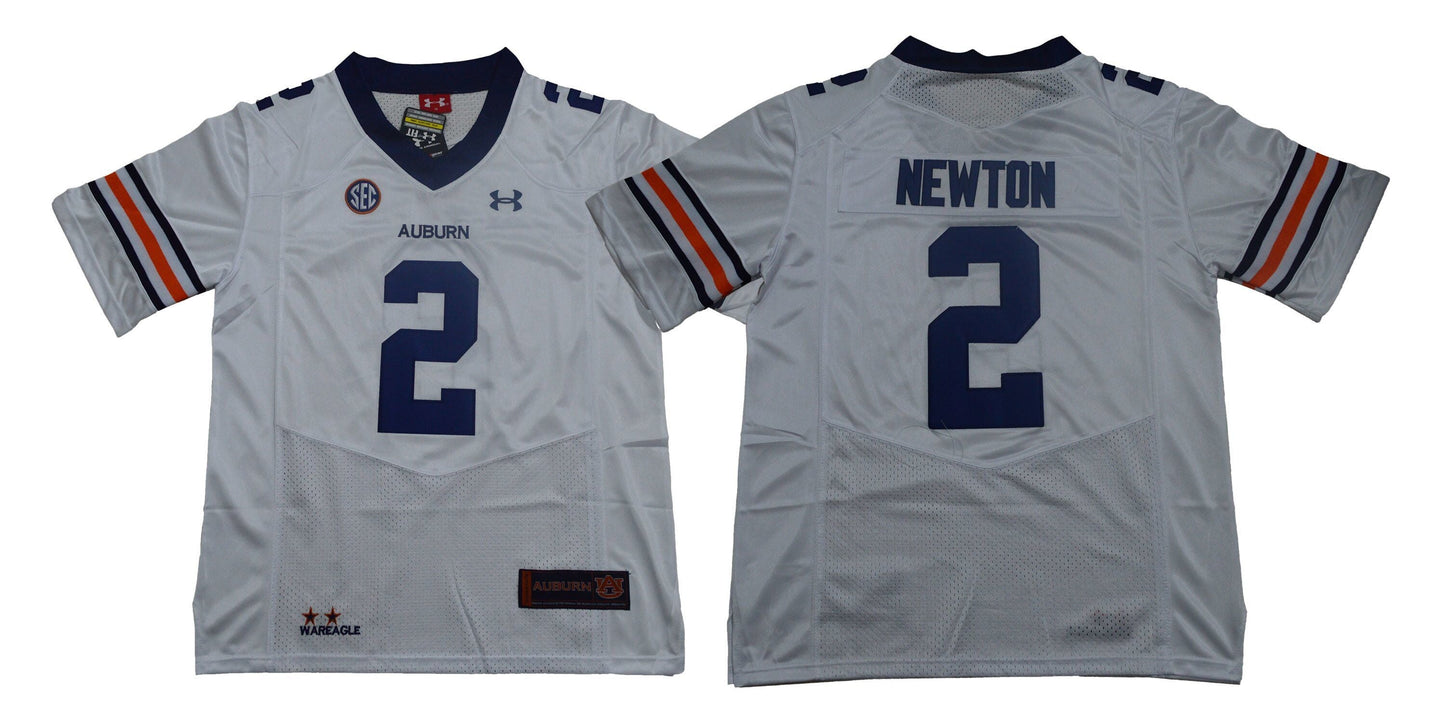 Newton 2 White SEC Edition College Football Jersey football jersey product view 1
