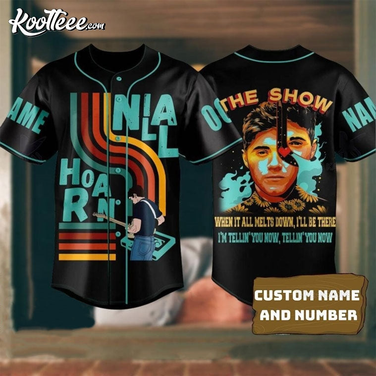 Niall Horan The Show One Direction Custom Baseball Jersey baseball jersey product view 1