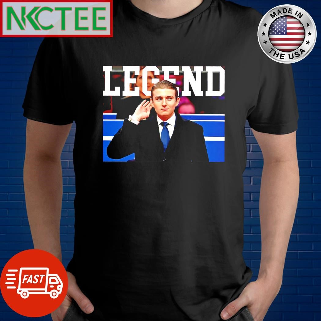 Nice Barron Trump photo Legend shirt Unisex T-shirt, Sweatshirt, Hoodie, Long Sleeve Tee - T-Shirt, Sweatshirt, Hoodie
