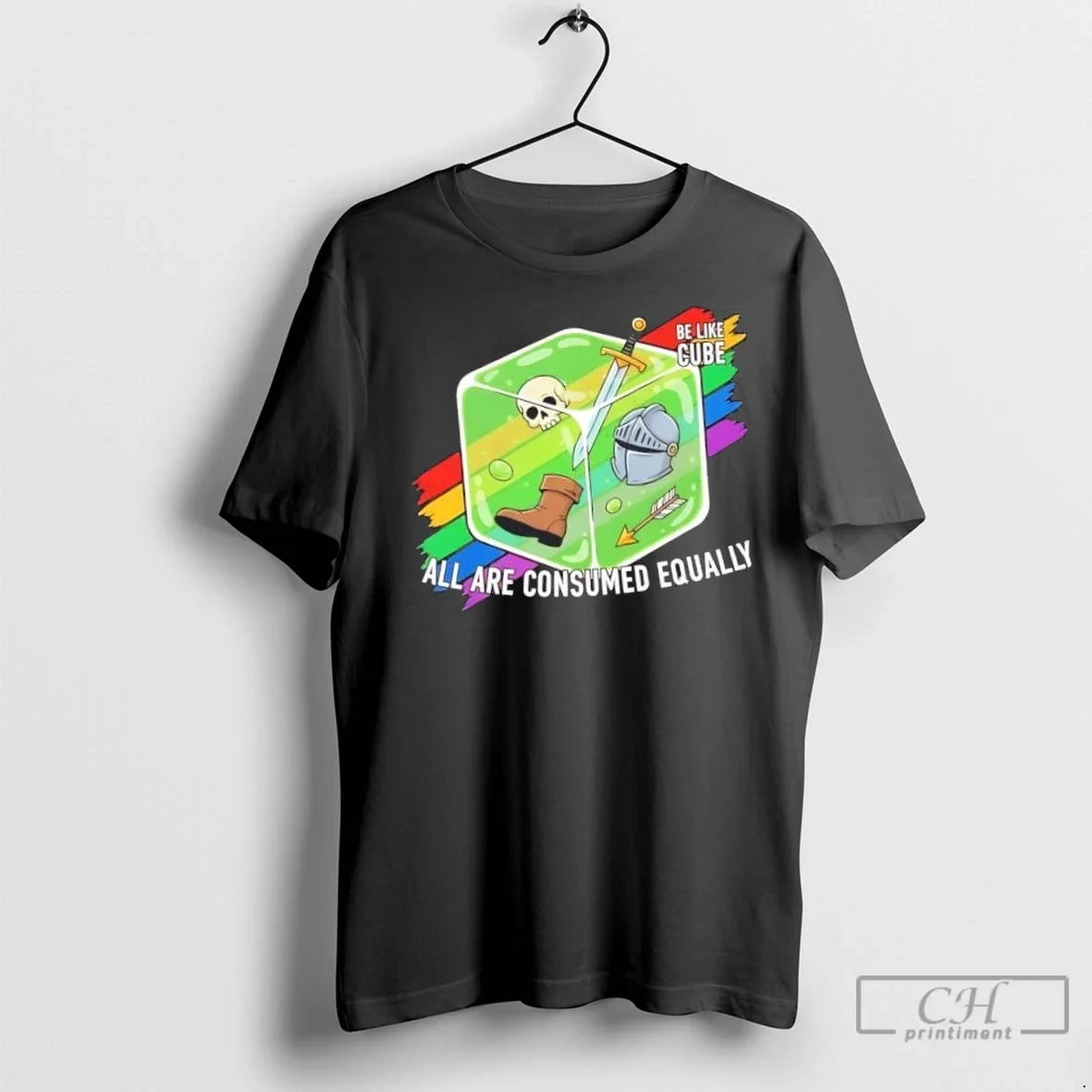 Nice Be Like The Cube All Are Consumed Equally T Shirts Unisex T-shirt, Sweatshirt, Hoodie, Long Sleeve Tee - T-Shirt, Sweatshirt, Hoodie
