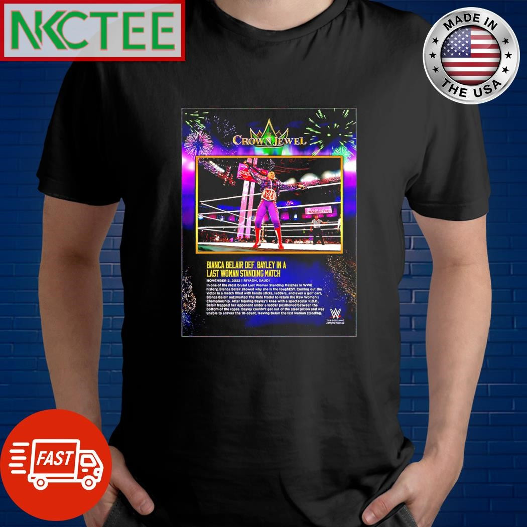 Nice Bianca Belair 2022 Crown Jewel firework photo shirt Unisex T-shirt, Sweatshirt, Hoodie, Long Sleeve Tee - T-Shirt, Sweatshirt, Hoodie