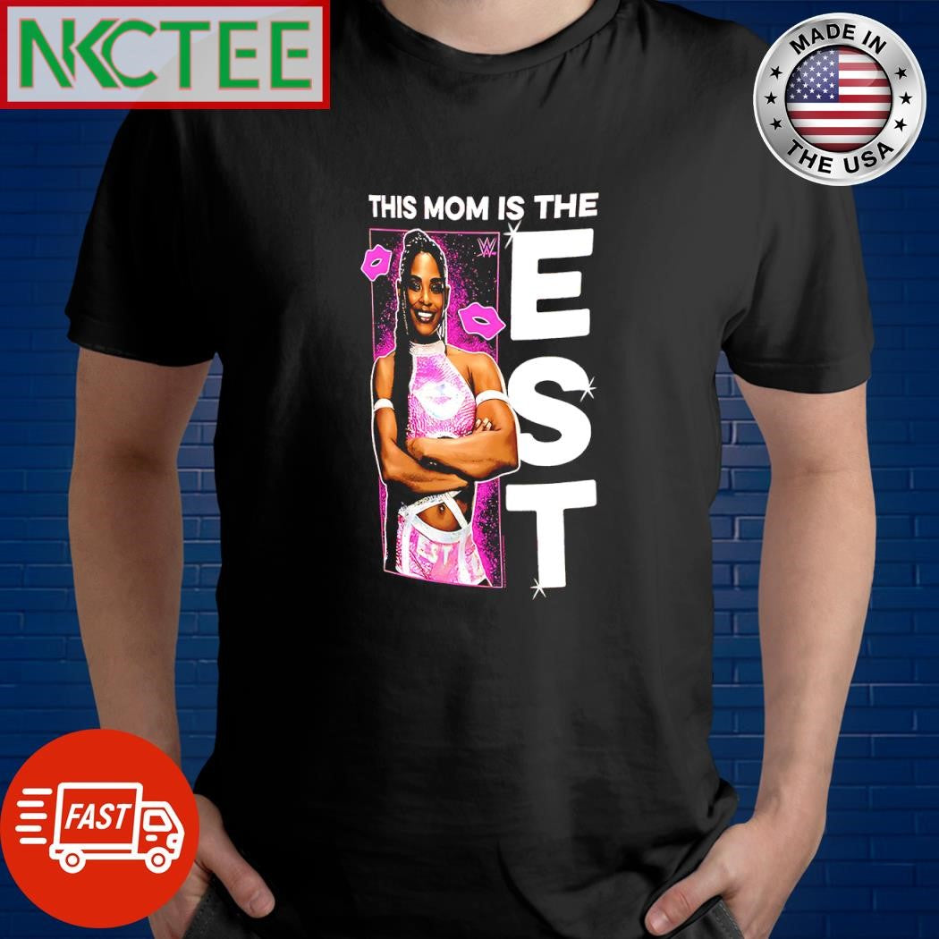 Nice Black Bianca Belair This Mom Is The EST graphic shirt Unisex T-shirt, Sweatshirt, Hoodie, Long Sleeve Tee - T-Shirt, Sweatshirt, Hoodie