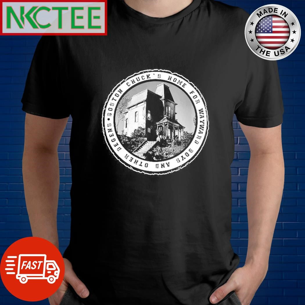 Nice Boston Chuck’s home for wayward boys and other legends circle shirt Unisex T-shirt, Sweatshirt, Hoodie, Long Sleeve Tee - T-Shirt, Sweatshirt, Hoodie