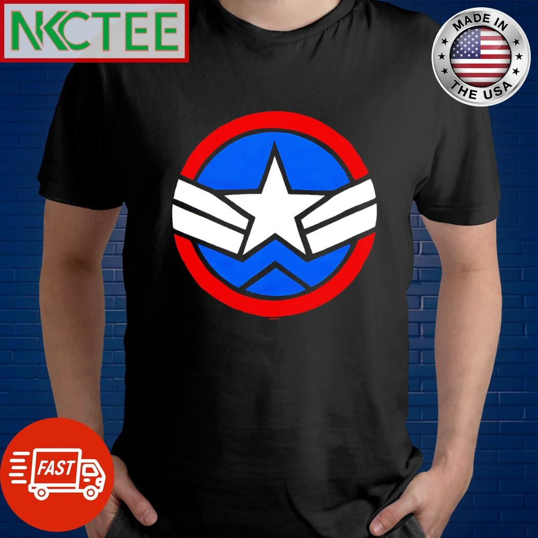 Nice Captain America Logo shirt Unisex T-shirt, Sweatshirt, Hoodie, Long Sleeve Tee - T-Shirt, Sweatshirt, Hoodie