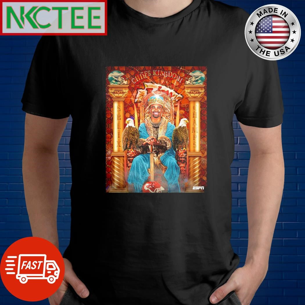 Nice Chiefs Kingdom Jalen Hurts king eagle shirt Unisex T-shirt, Sweatshirt, Hoodie, Long Sleeve Tee - T-Shirt, Sweatshirt, Hoodie
