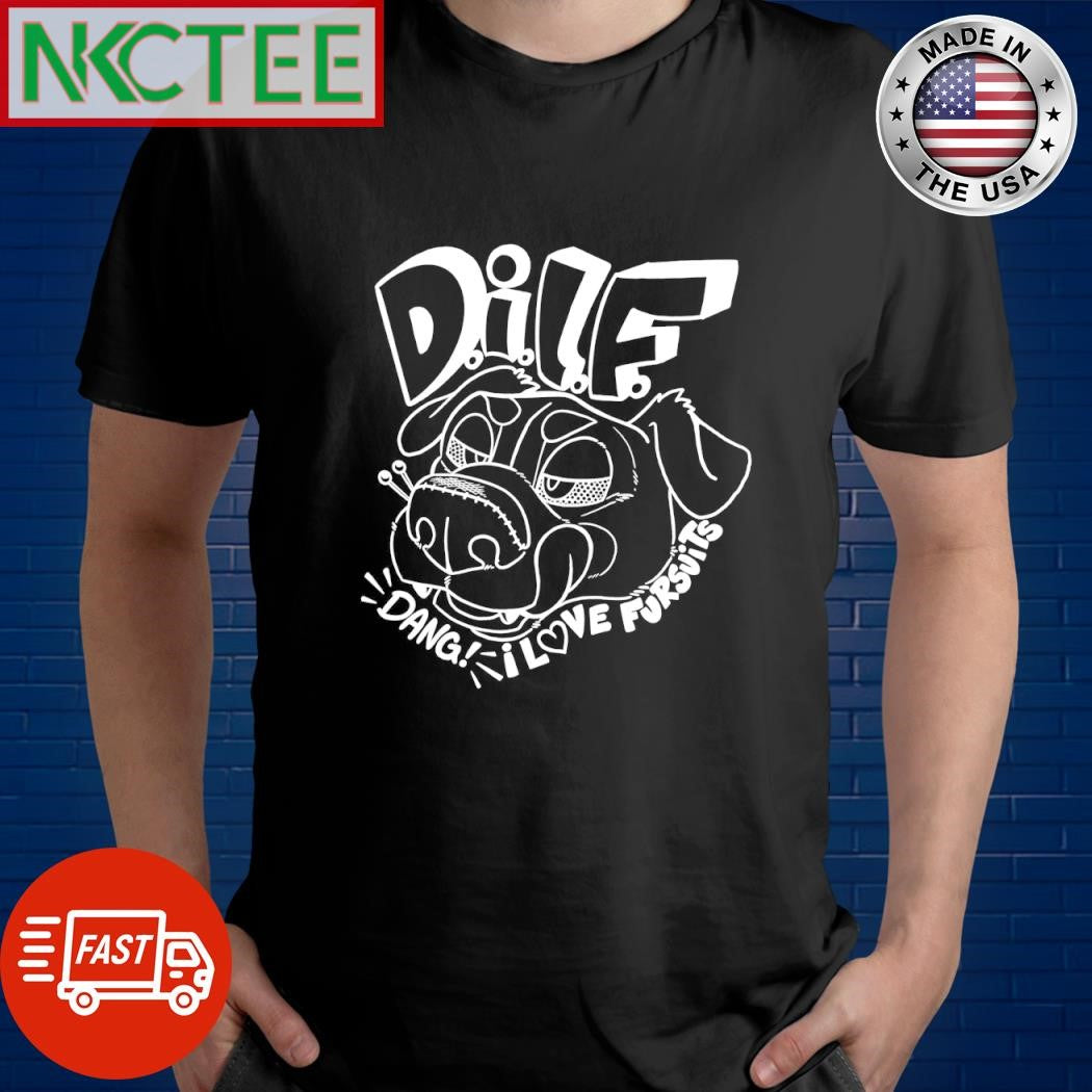 Nice Dilf Dang I Love Fursuits shirt Unisex T-shirt, Sweatshirt, Hoodie, Long Sleeve Tee - T-Shirt, Sweatshirt, Hoodie
