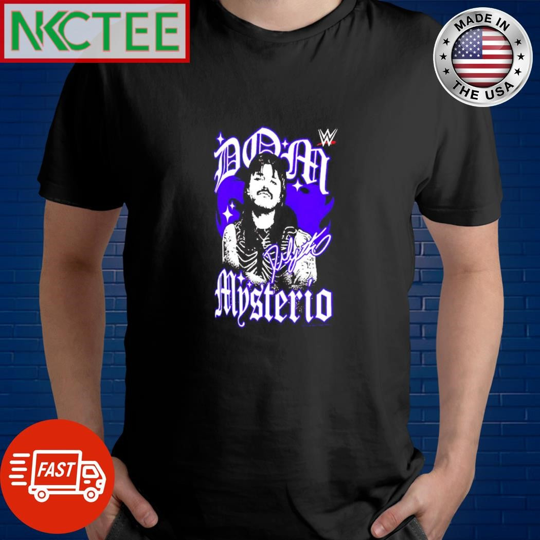 Nice Dominik Mysterio signature shirt Unisex T-shirt, Sweatshirt, Hoodie, Long Sleeve Tee - T-Shirt, Sweatshirt, Hoodie