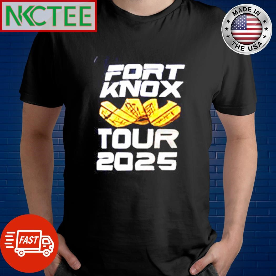 Nice Fort Knox Tour 2025 shirt Unisex T-shirt, Sweatshirt, Hoodie, Long Sleeve Tee - T-Shirt, Sweatshirt, Hoodie