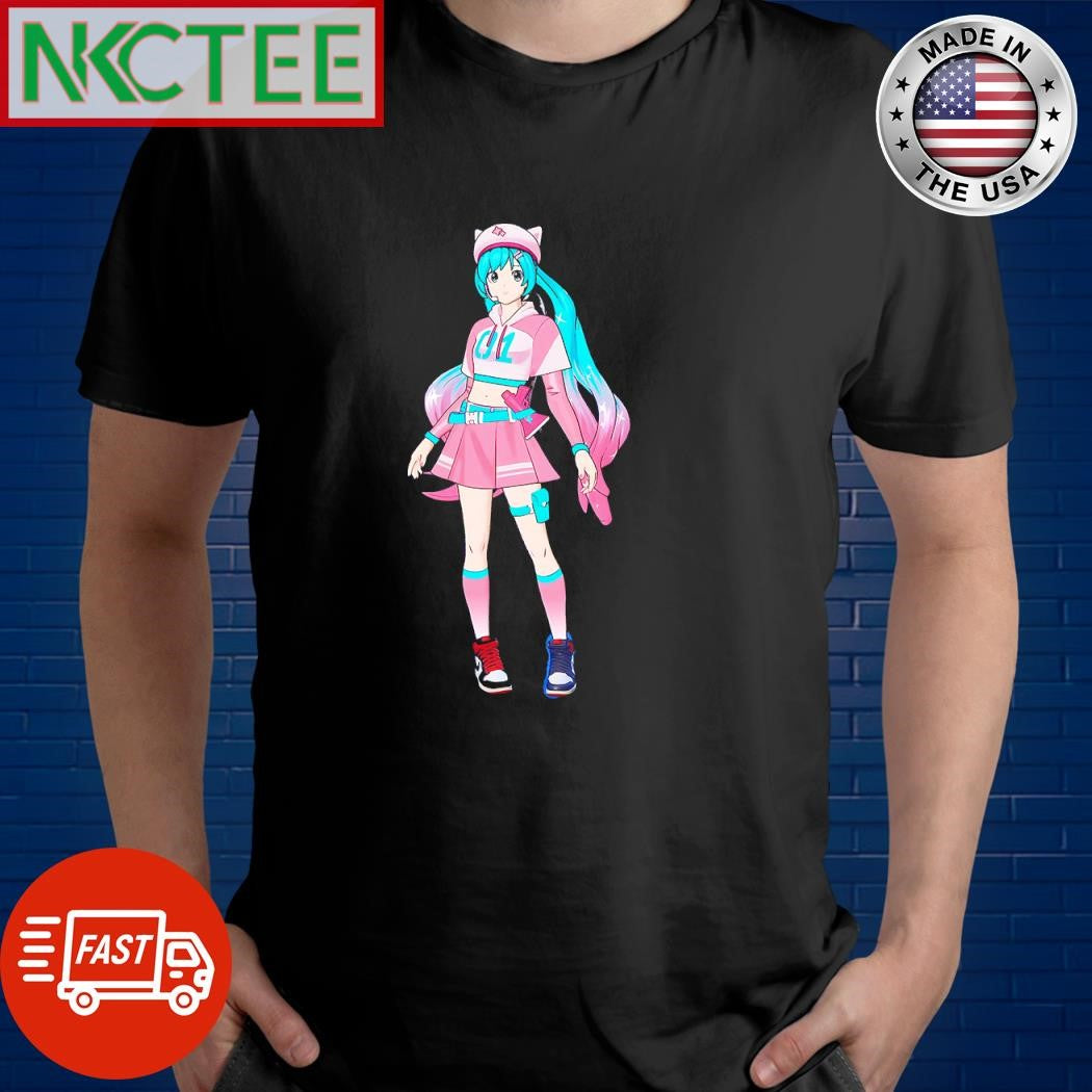 Nice Hatsune Miku 01 paint shirt Unisex T-shirt, Sweatshirt, Hoodie, Long Sleeve Tee - T-Shirt, Sweatshirt, Hoodie