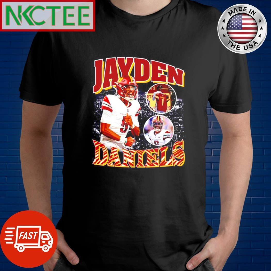 Nice Jayden Daniels vintage shirt Unisex T-shirt, Sweatshirt, Hoodie, Long Sleeve Tee - T-Shirt, Sweatshirt, Hoodie