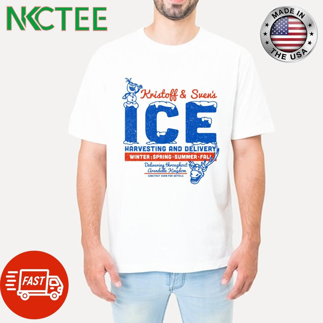 Nice Kristoff and sucrose ice deporting year round winter shirt Unisex T-shirt, Sweatshirt, Hoodie, Long Sleeve Tee - T-Shirt, Sweatshirt, Hoodie
