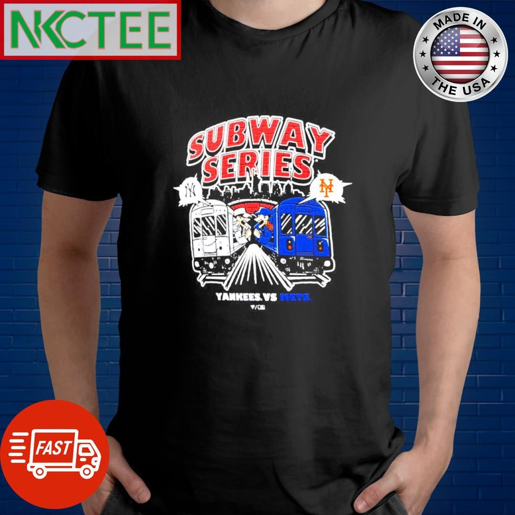 Nice New York Yankees Vs. New York Mets 2025 Subway Series train shirt Unisex T-shirt, Sweatshirt, Hoodie, Long Sleeve Tee - T-Shirt, Sweatshirt, Hoodie