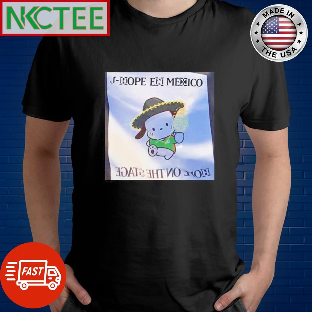 Nice Pochacco J-hope en mexico shirt Unisex T-shirt, Sweatshirt, Hoodie, Long Sleeve Tee - T-Shirt, Sweatshirt, Hoodie