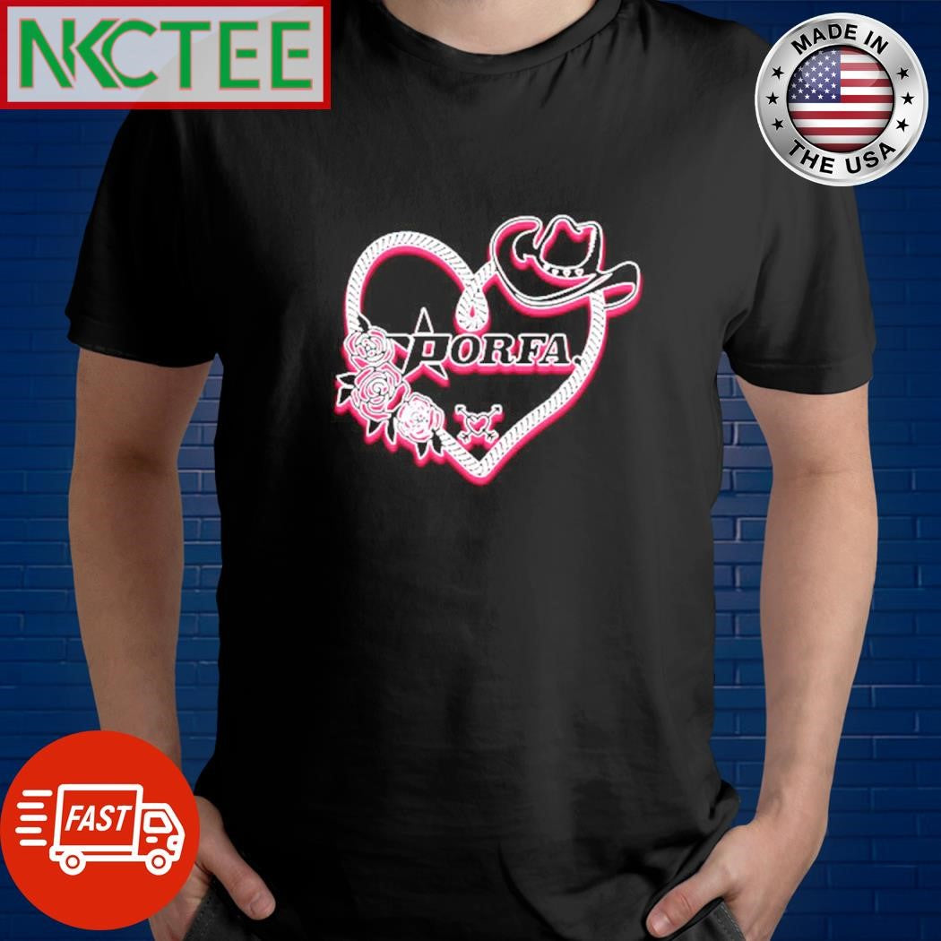 Nice Porfa Love Lasso Cowboy hat shirt Unisex T-shirt, Sweatshirt, Hoodie, Long Sleeve Tee - T-Shirt, Sweatshirt, Hoodie