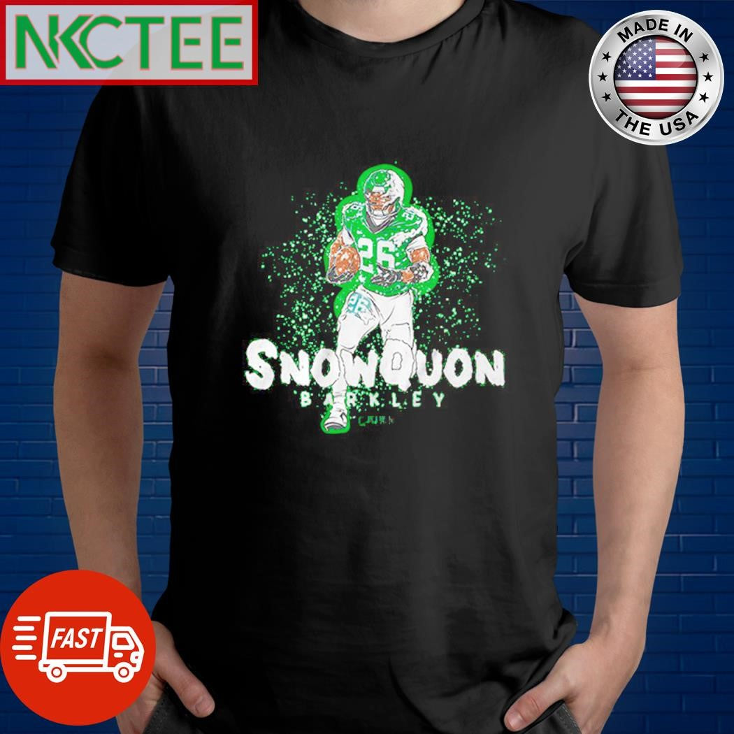 Nice Saquon Barkley Snow Saquon Barkley graphic shirt Unisex T-shirt, Sweatshirt, Hoodie, Long Sleeve Tee - T-Shirt, Sweatshirt, Hoodie