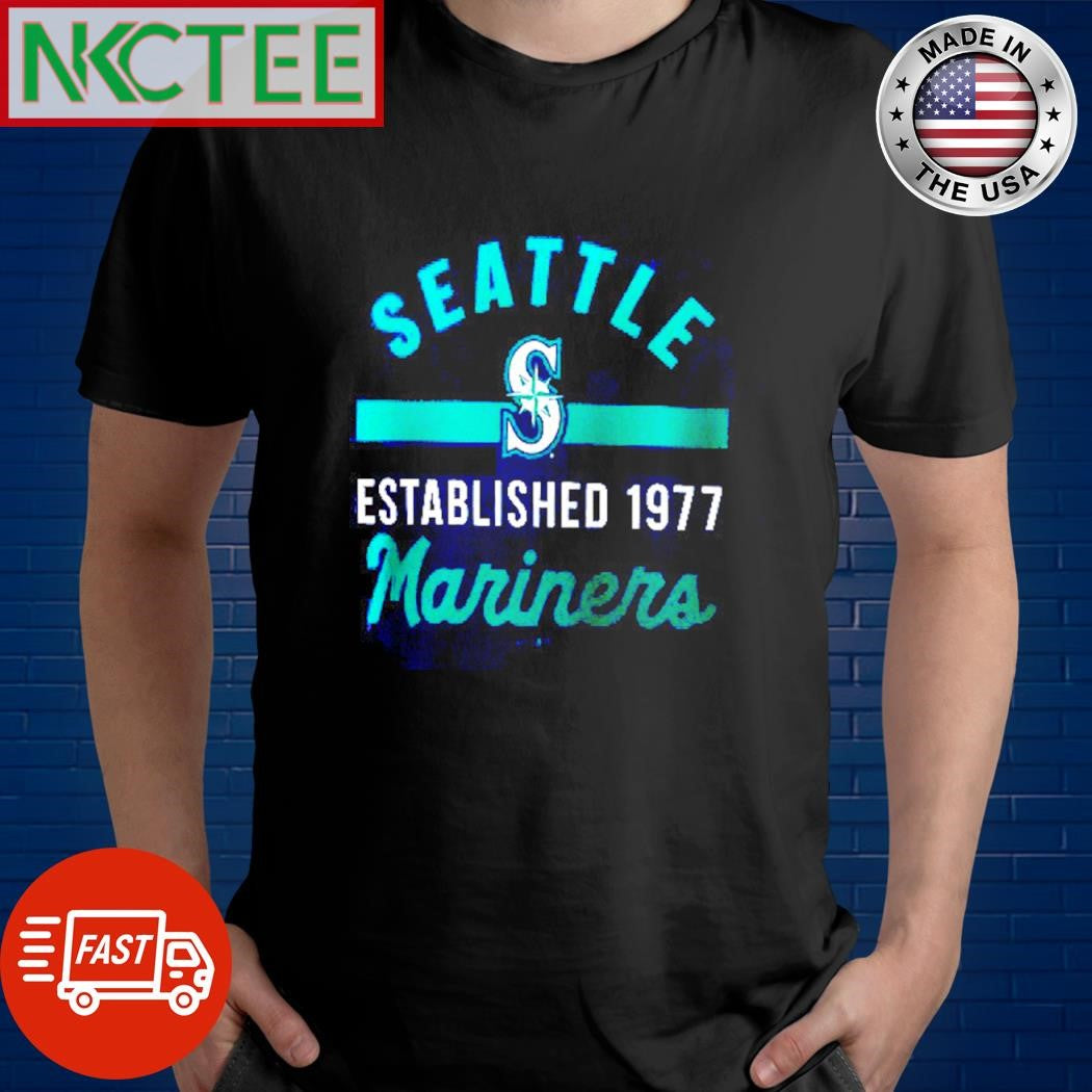 Nice Seattle established 1977 Mariners shirt Unisex T-shirt, Sweatshirt, Hoodie, Long Sleeve Tee - T-Shirt, Sweatshirt, Hoodie