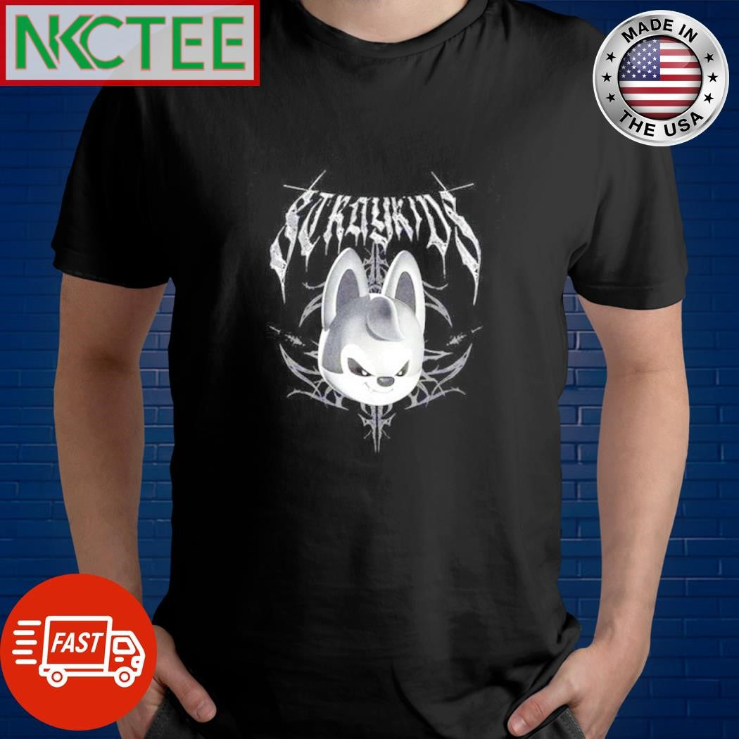 Nice Skzoo Han Quokka Metal shirt Unisex T-shirt, Sweatshirt, Hoodie, Long Sleeve Tee - T-Shirt, Sweatshirt, Hoodie