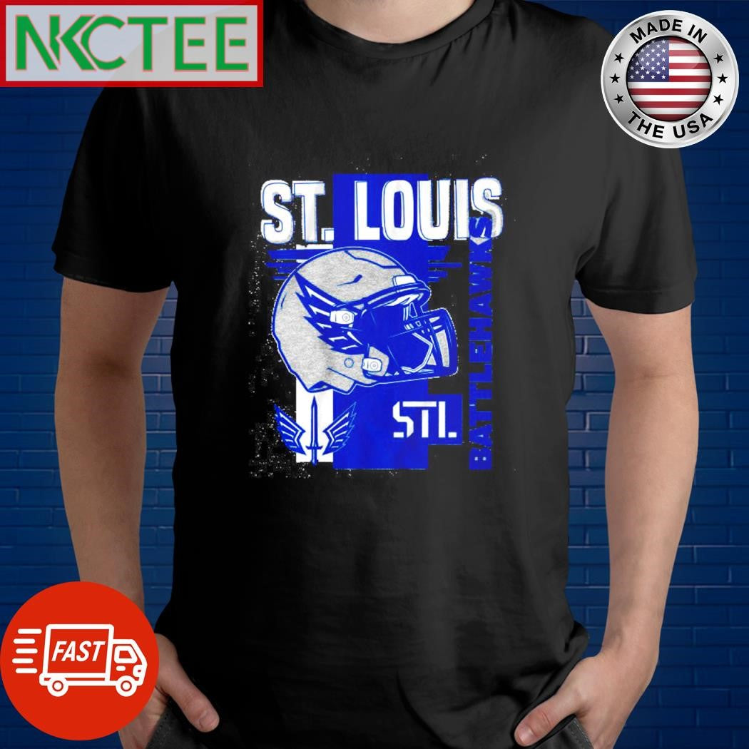 Nice St. Louis Battlehawks Helmet STL sword shirt Unisex T-shirt, Sweatshirt, Hoodie, Long Sleeve Tee - T-Shirt, Sweatshirt, Hoodie