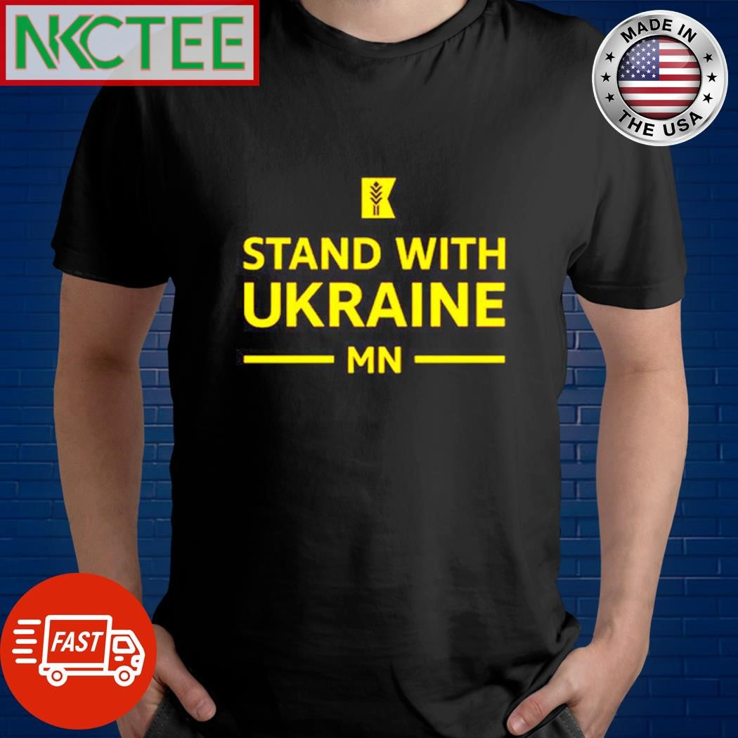 Nice Stand With Ukraine MN shirt Unisex T-shirt, Sweatshirt, Hoodie, Long Sleeve Tee - T-Shirt, Sweatshirt, Hoodie