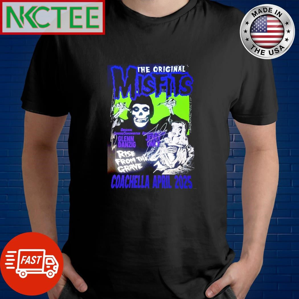 Nice The Original Misfits Glenn Danzig Jerry Only Coachella April 2025 shirt Unisex T-shirt, Sweatshirt, Hoodie, Long Sleeve Tee - T-Shirt, Sweatshirt, Hoodie