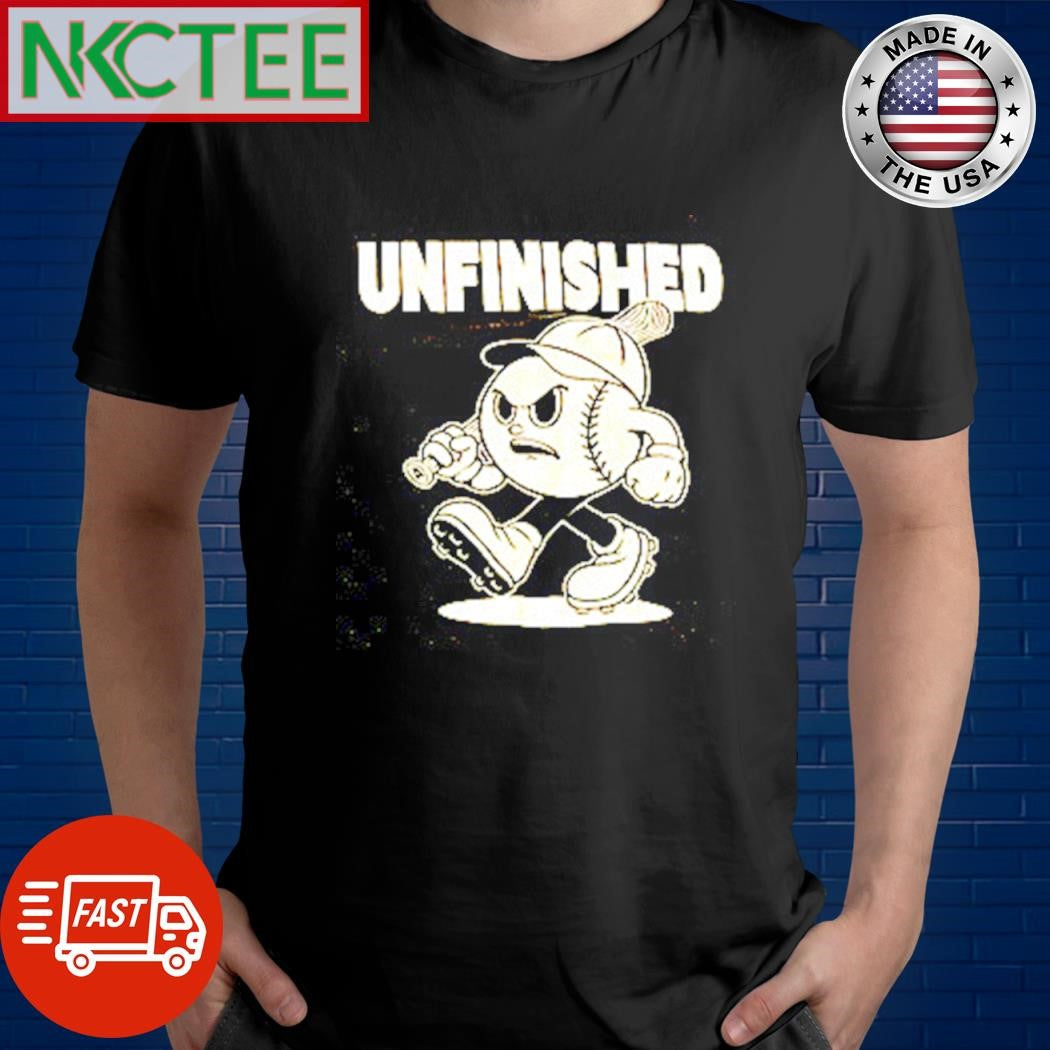 Nice Unfinished baseball cartoon shirt Unisex T-shirt, Sweatshirt, Hoodie, Long Sleeve Tee - T-Shirt, Sweatshirt, Hoodie