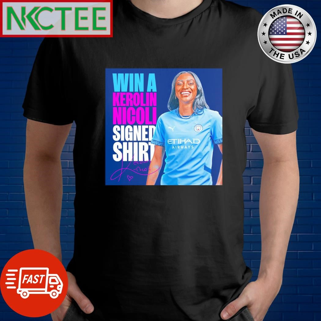 Nice Win a Kerolin Nicoli signed shirt Unisex T-shirt, Sweatshirt, Hoodie, Long Sleeve Tee - T-Shirt, Sweatshirt, Hoodie