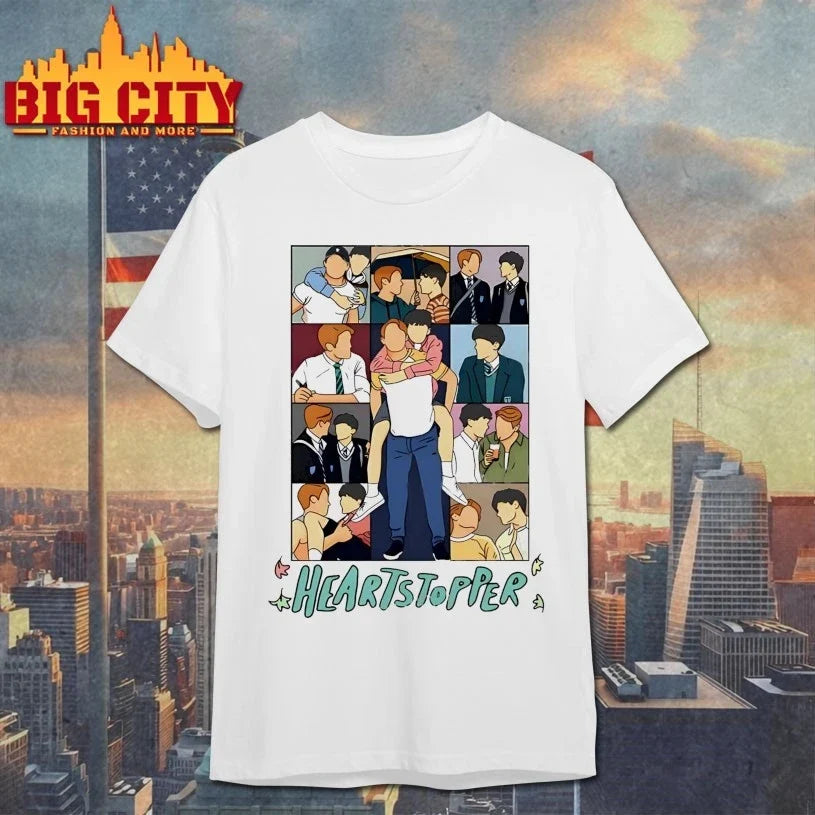 Nick And Charlie Heartstopper Art Eras Tour shirt Unisex T-shirt, Sweatshirt, Hoodie, Long Sleeve Tee - T-Shirt, Sweatshirt, Hoodie