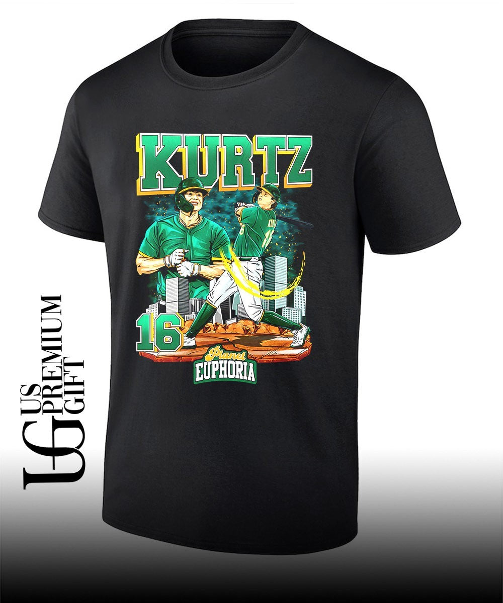Nick Kurtz Athletics baseball Planet Euphoria shirt Unisex T-shirt, Sweatshirt, Hoodie, Long Sleeve Tee - T-Shirt, Sweatshirt, Hoodie