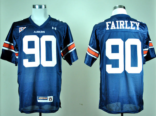 Nick Fairley 90 Blue College Football Jersey football jersey product view 1