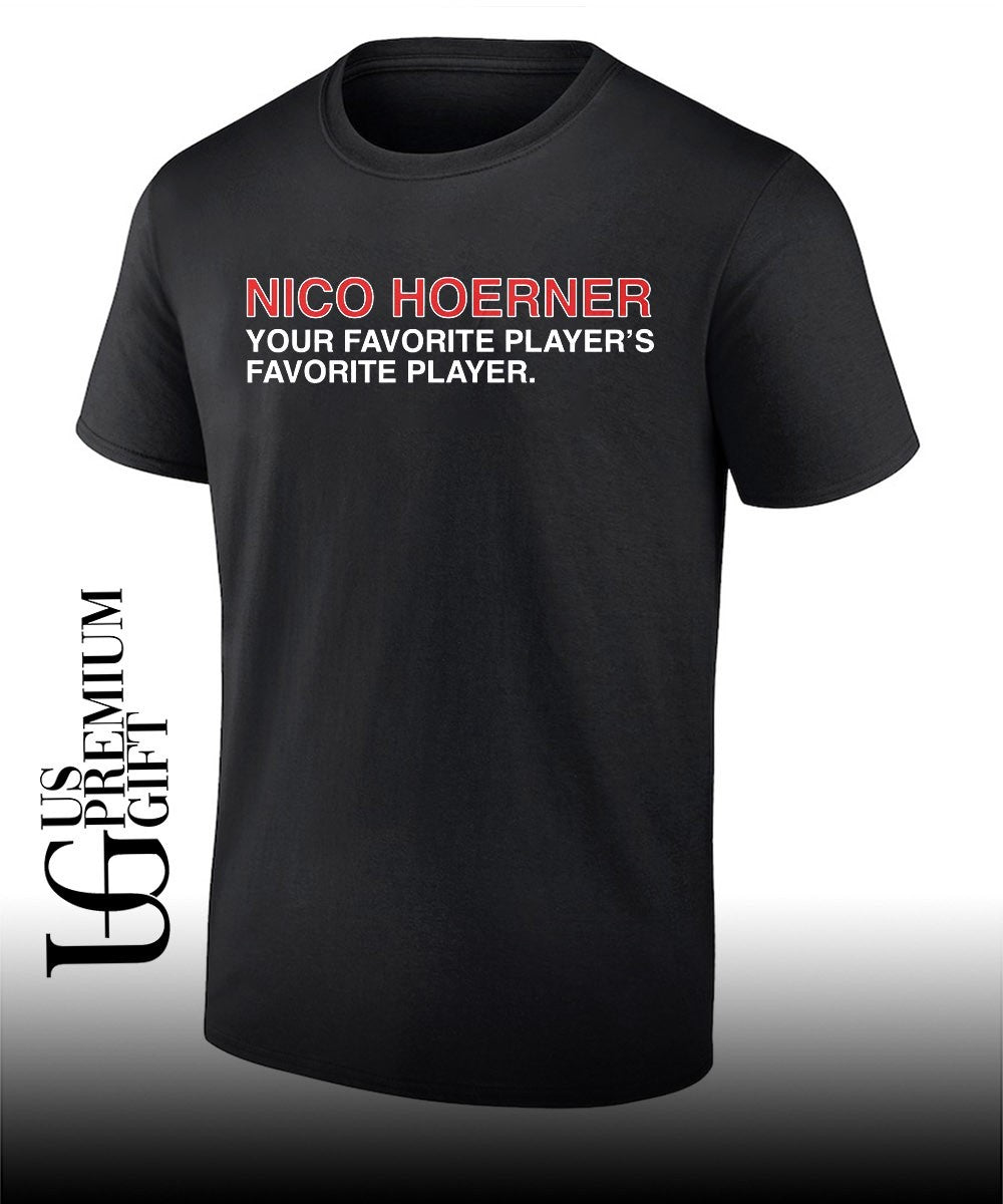 Nico Hoerner your favorite players favorite player Chicago Cubs shirt Unisex T-shirt, Sweatshirt, Hoodie, Long Sleeve Tee - T-Shirt, Sweatshirt, Hoodie