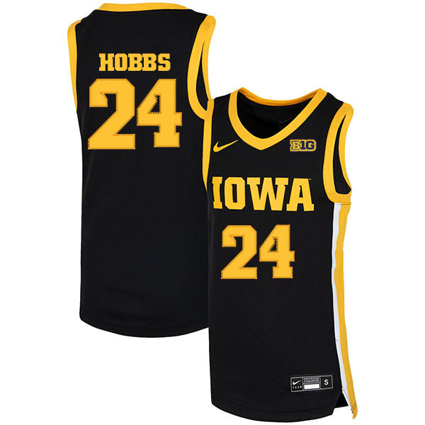 Nicolas Hobbs 24 Black College Football Jersey football jersey product view 1
