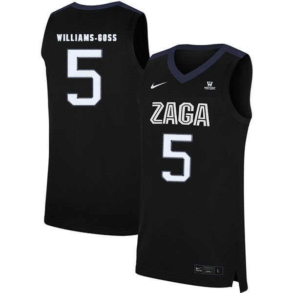 Nigel Williams-Goss 5 Black College Football Jersey football jersey product view 1