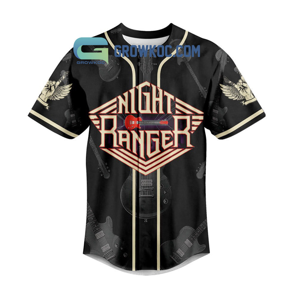 Night Ranger Parti Gras 2023 Rock Music Born To Be A True Love Baseball Jersey baseball jersey product view 2