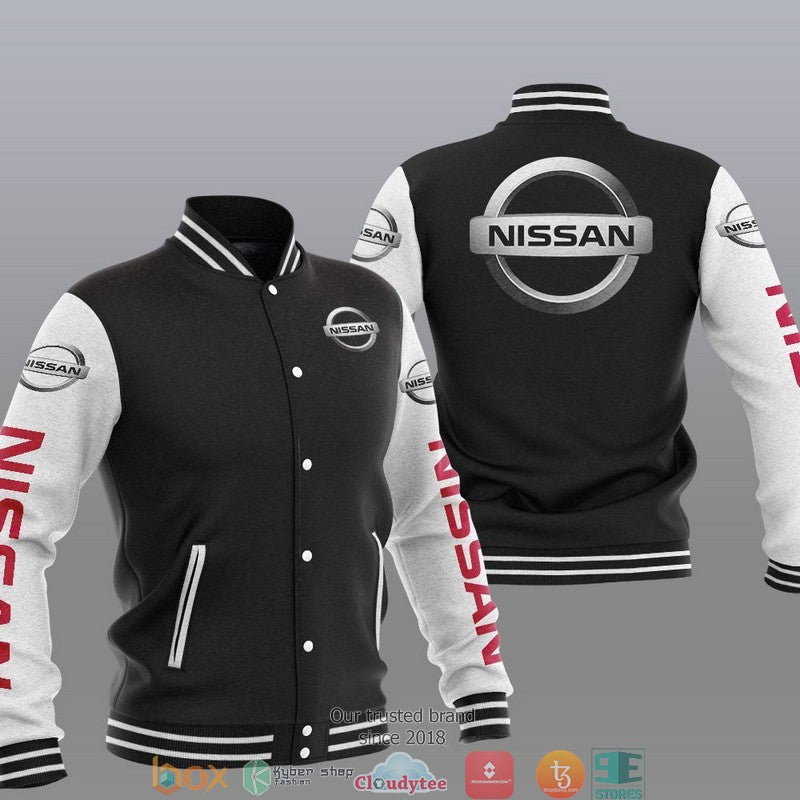 Nissan Car brand Baseball Jacket baseball jersey product view 1