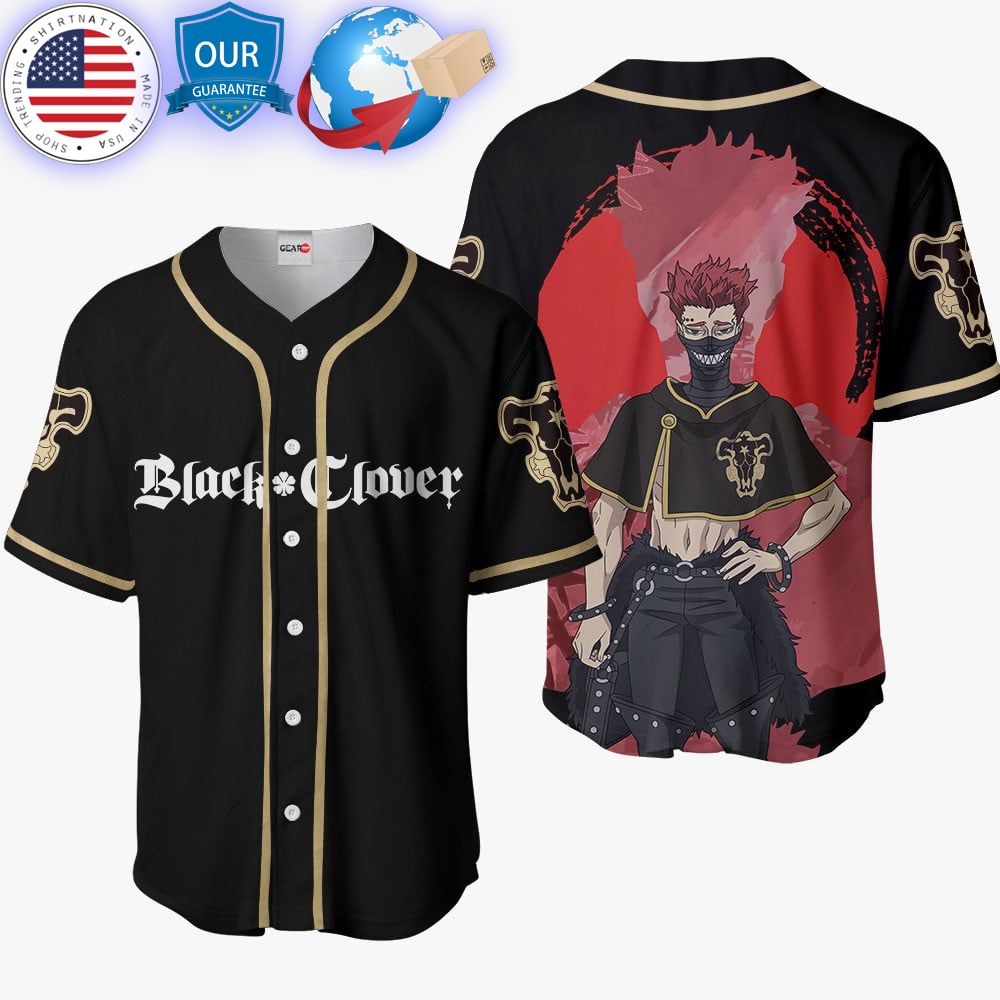 HOT Black Clover Zora Ideale Baseball Jersey baseball jersey product view 1