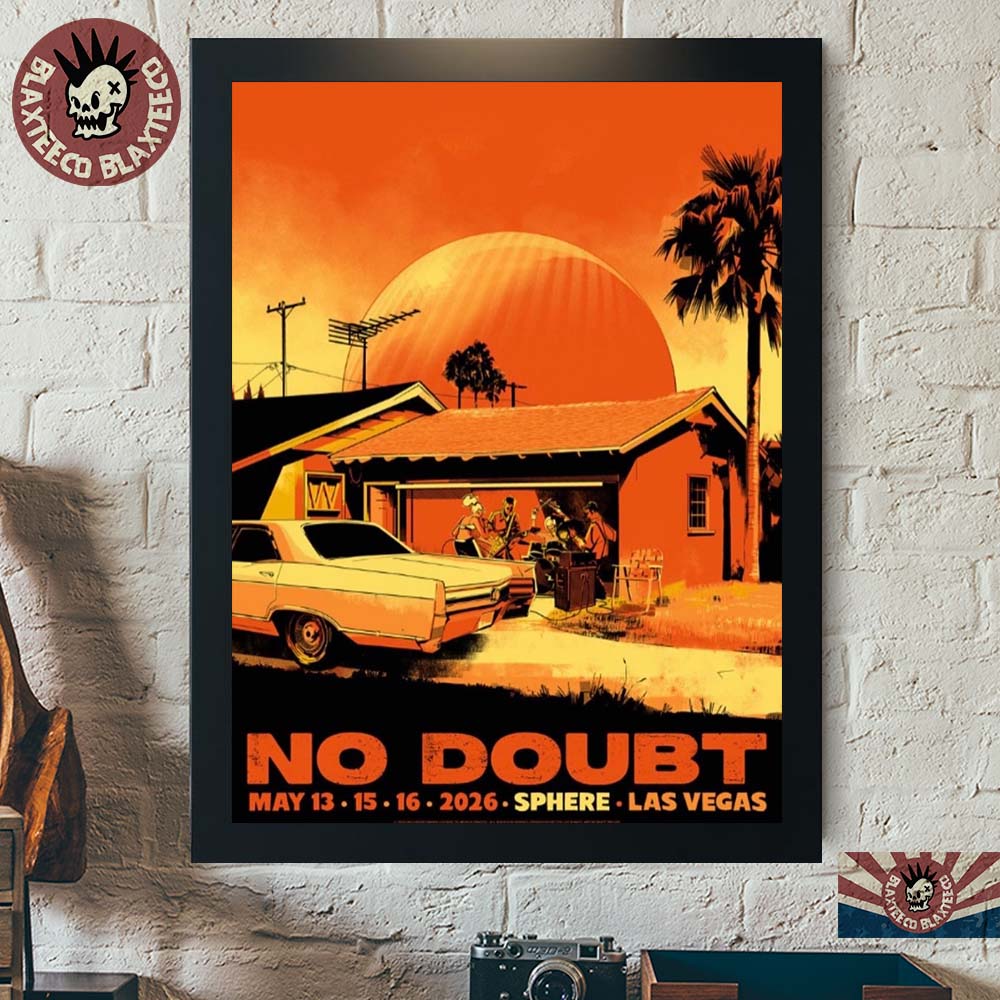 No Doubt Live At Sphere Las Vegas 2026 Weekend 2 Gig Poster On May 13 15 16 2026 Home Decor Poster Canvas - T-Shirt, Sweatshirt, Hoodie