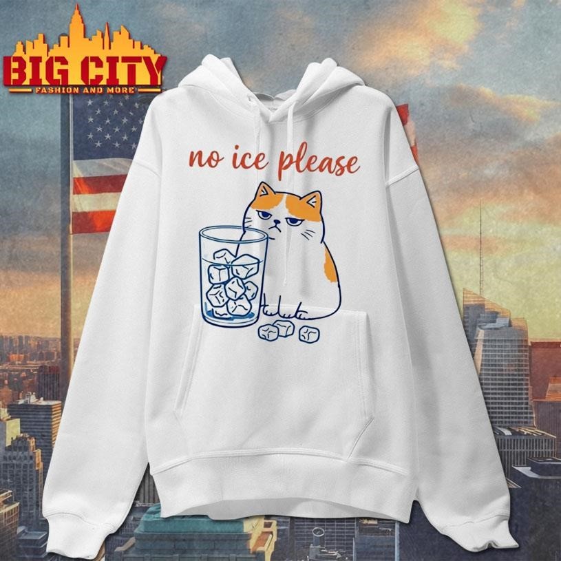 No Ice Please Cat - Adult & Kids T-Shirts, Sweatshirts & Hoodies apparel design preview 2