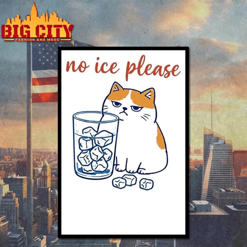 No Ice Please Cat - Adult & Kids T-Shirts, Sweatshirts & Hoodies apparel design preview 4