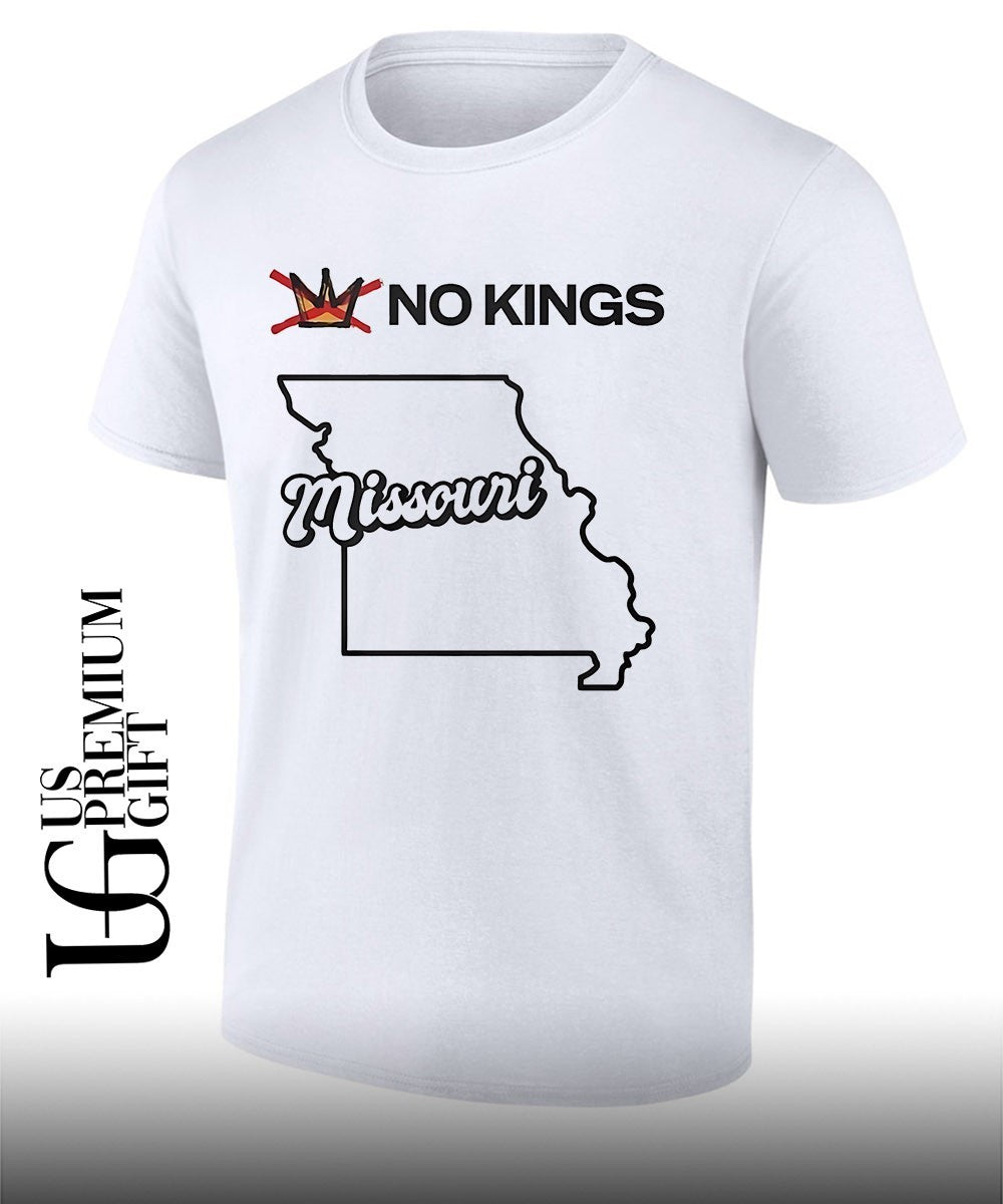 No Kings Missouri shirt Unisex T-shirt, Sweatshirt, Hoodie, Long Sleeve Tee - T-Shirt, Sweatshirt, Hoodie