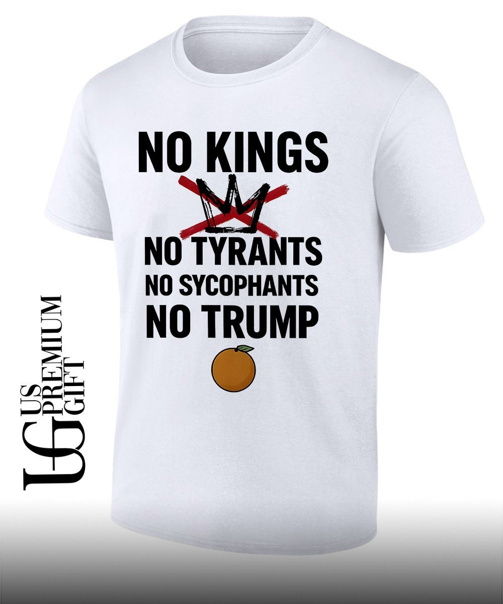 No Kings No Tyrants No Trump Political Protest shirt Unisex T-shirt, Sweatshirt, Hoodie, Long Sleeve Tee - T-Shirt, Sweatshirt, Hoodie