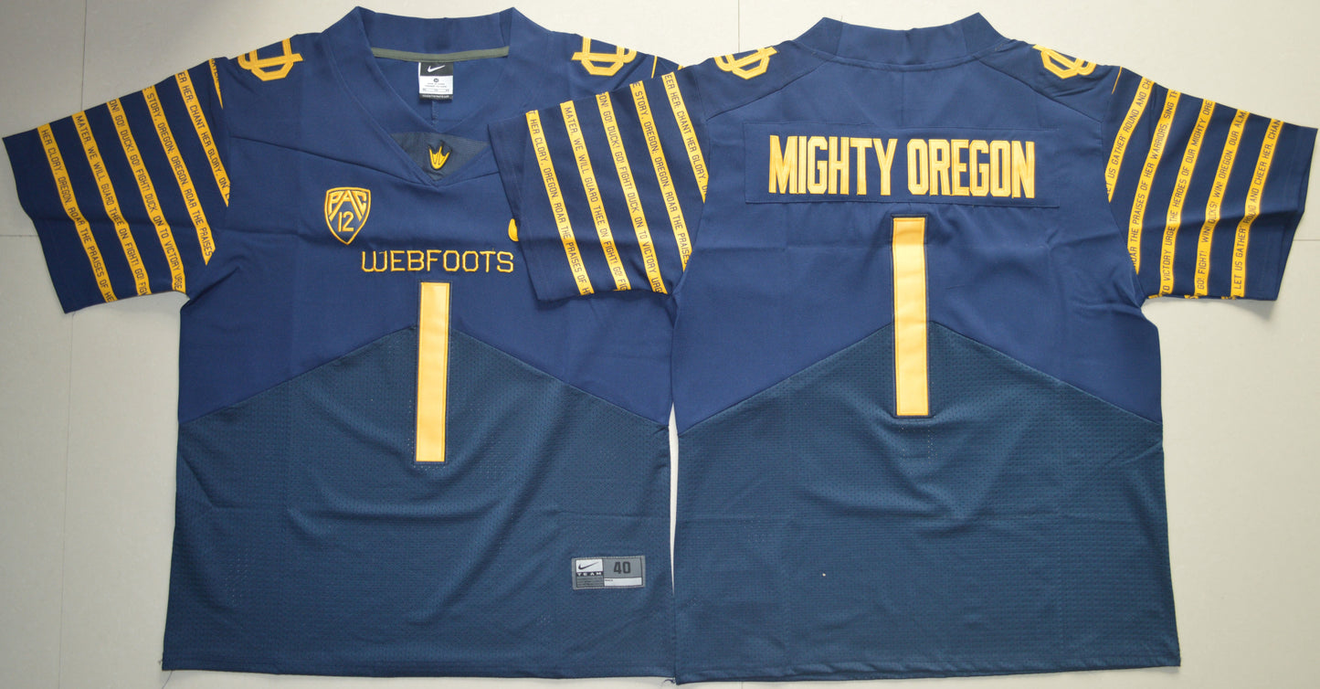 No.1 Fan 100 Retro Edition College Football Jersey football jersey product view 1