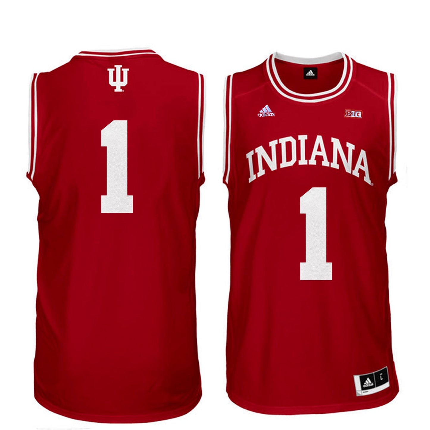 Noah Vonleh 1 Red College Football Jersey football jersey product view 1