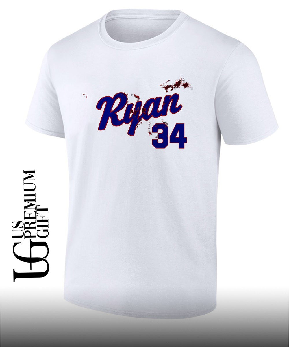 Nolan Ryan 34 Texas Rangers baseball bloody shirt Unisex T-shirt, Sweatshirt, Hoodie, Long Sleeve Tee - T-Shirt, Sweatshirt, Hoodie