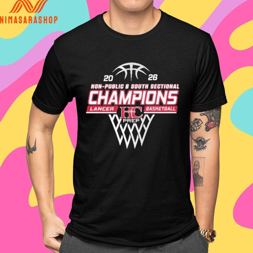 Non-Public B South Sectional Champions Lancer - Adult & Kids T-Shirts, Sweatshirts & Hoodies apparel design preview 4