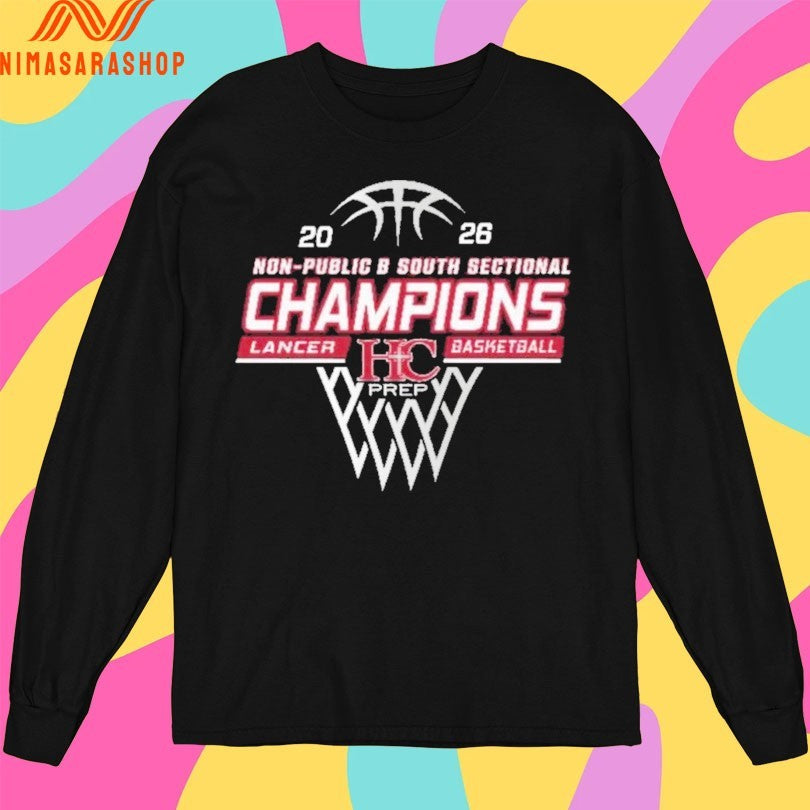 Non-Public B South Sectional Champions Lancer - Adult & Kids T-Shirts, Sweatshirts & Hoodies apparel design preview 3
