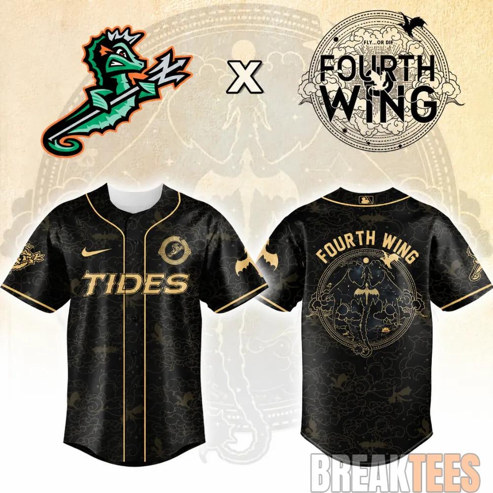 Norfolk Tides Fourth Wing Night 2026 MiLB Game Jersey Unisex T-shirt, Sweatshirt, Hoodie, Long Sleeve Tee - T-Shirt, Sweatshirt, Hoodie